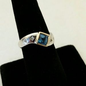 Blue Topaz Ring